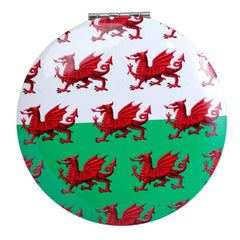 Red Dragon Compact Mirror|Drych Poced Dreigiau Coch