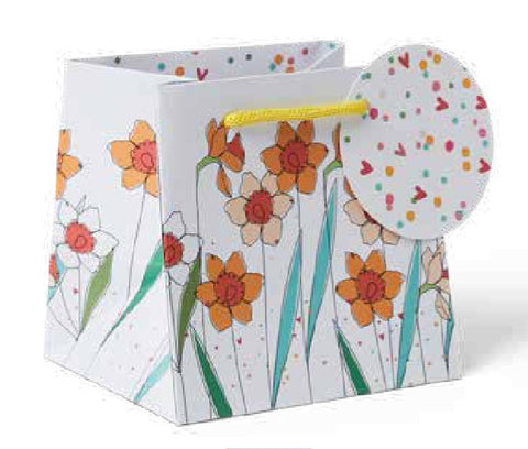 Daffodils Small Gift Bag | Bag Anrheg Cennin Pedr