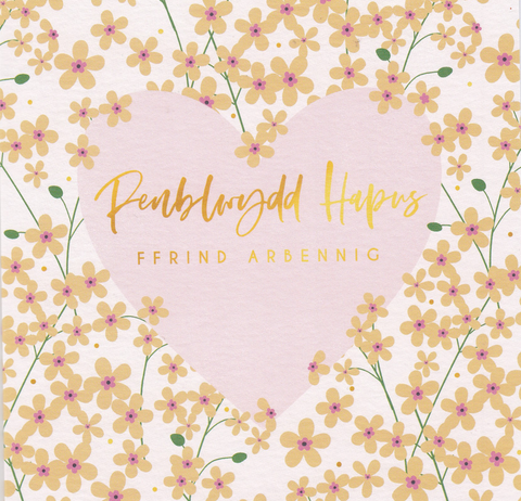 Penblwydd Hapus Ffrind Arbennig