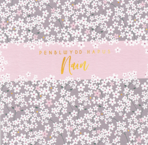 Penblwydd Hapus Nain