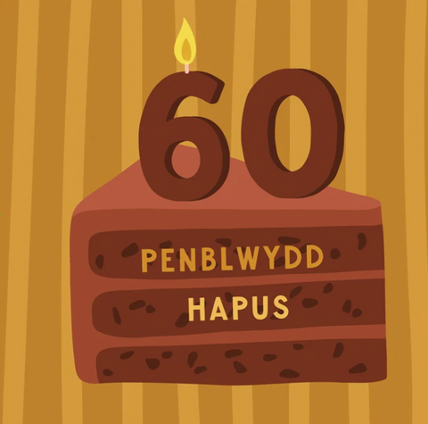 Penblwydd Hapus 60
