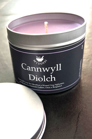 Candle - Diolch|Cannwyll Diolch