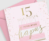 Penblwydd Hapus 15, CAR386