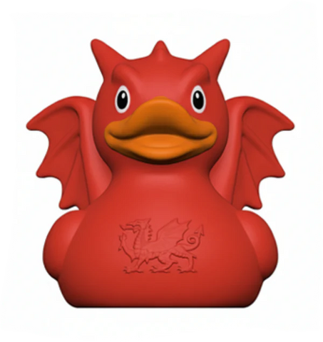 Dragon Rubber Duck| Draig Goch Rwber Cymru