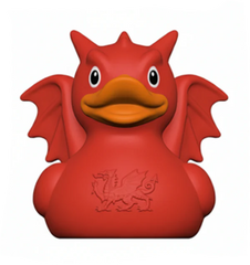 Dragon Rubber Duck| Draig Goch Rwber Cymru