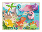 Wooden Dinosaur Chunky Puzzle|Jigsô Deinosoriaid 921 TH632
