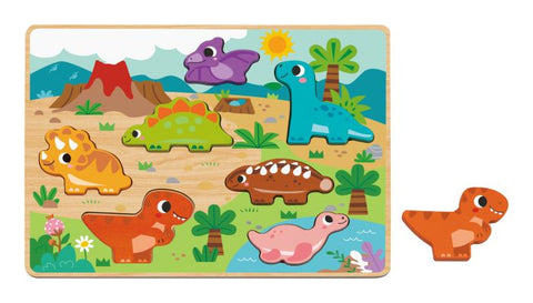Wooden Dinosaur Puzzle|Jigsô Deinosoriaid