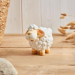 Small Bobbly Ceramic Sheep Ornament|Dafad Seramig Fechan