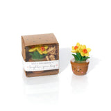 Addurn Cennin Pedr 7TW132 Handcrafted Daffodil Plant Pot