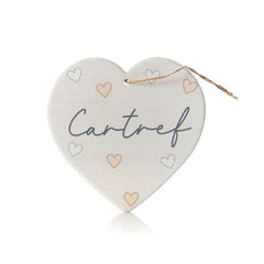 Cartref Hanging Heart|Addurn Calon Cartref