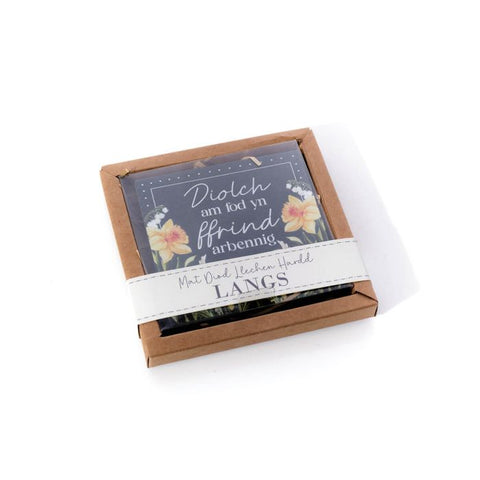 Ffrind Slate Coaster|Mat Diod Ffrind