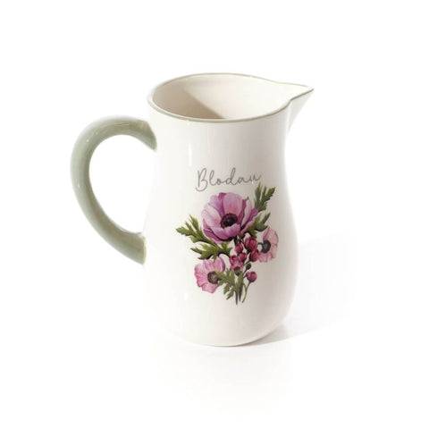 Blodau Mixed Flowers Jug | Jwg Blodau
