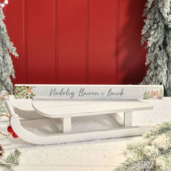 Nadolig Llawen i Bawb Ceramic Block| Addurn Nadolig Llawen i Bawb