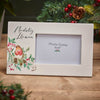 Welsh Christmas Robin Photo Frame|Ffrâm Nadolig Llawen Robin Goch