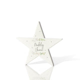 Welsh Christmas Star Block|Addurn Seren Nadolig Llawen