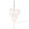 Nadolig Llawen Ceramic Heart Hanger|Nadolig Llawen