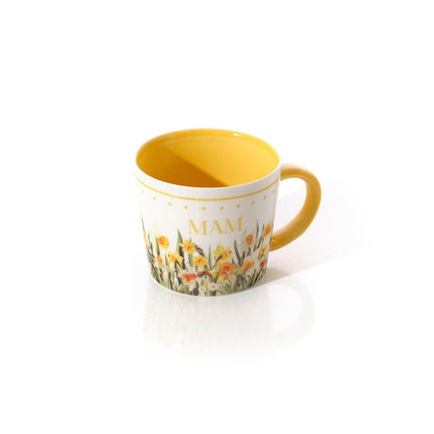 Daffodil Mam Stoneware Mug|Mwg Cennin Pedr Mam
