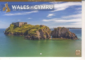 Wales 2024 Calendar|Calendr Cymru 2024