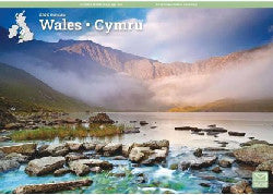 Wales Cymru 2025 A4 Calendar|Calendr Cymru 2025 A4