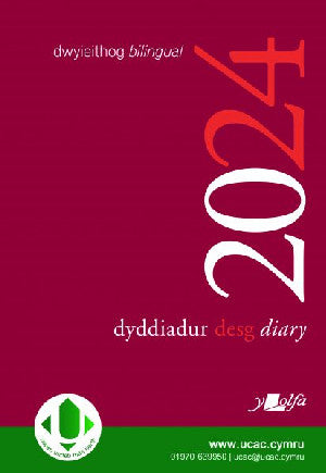 2024 Desk Diary|Dyddiadur Desg 2024