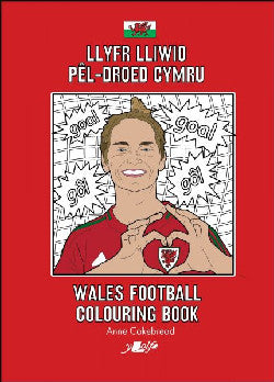 Llyfr Lliwio Pêl-droed Cymru