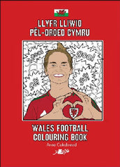Llyfr Lliwio Pêl-droed Cymru
