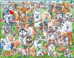 Cute and Playful Dogs Jigsaw|Jig-so Cŵn Ciwt a Chwareus