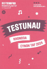 Rhestr Testunau Eisteddfod Rhondda Cynon Taf 2024