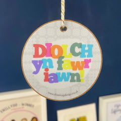 Diolch yn Fawr Iawn Hanger|Addurn Diolch yn Fawr Iawn