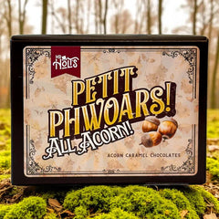 Mr Holt's Petit Phwoars! All Acorns|Mr Holt's Petit Phwoars! Bocs o Siocledi Caramel Mês