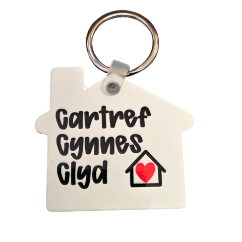 Cartref Cynnes Clyd (Keyring)|Cartref Cynnes Clyd (Cylch Allweddi)