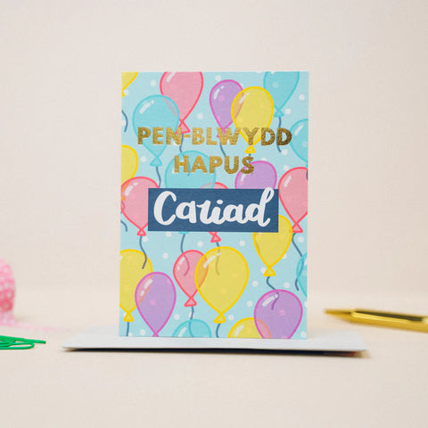 Penblwydd Hapus Cariad