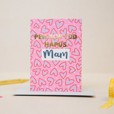 Pen-blwydd Hapus Mam