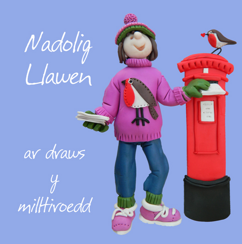 Nadolig Llawen ar draws y milltiroedd