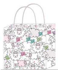 Sheep Medium Gift Bag | Bag Anrheg Defaid (Canolig)