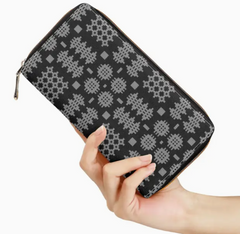 Black Tapestry Design Purse|Pwrs Carthen Du