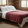 Welsh Tapestry Blanket Print Throw (Red)|Planced Patrwm Carthen Gymreig (Coch)