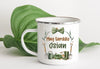 Mwg Garddio Enamel Mug|Mwg Garddio Enamel