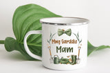 Mwg Garddio Enamel Mug|Mwg Garddio Enamel
