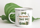 Mwg Garddio Enamel Mug|Mwg Garddio Enamel