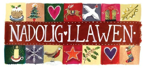 Nadolig Llawen Lantern Letterbox (pack)|Nadolig Llawen (pecyn)