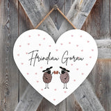 Ffrindiau Gorau Hanging Plaque|Addurn Calon Ffrindiau Gorau