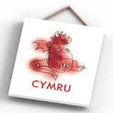 P4604 Addurn Draig Goch Cymru ciwt