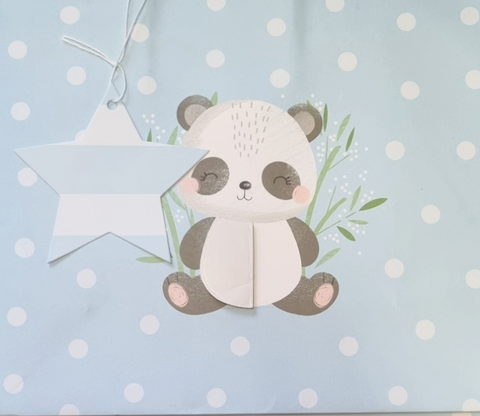 Panda Medium Gift Bag | Bag Anrheg Panda