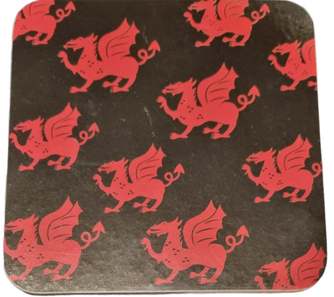 Red Dragon Coaster|Mat Diod Draig Goch