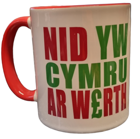 Nid yw Cymru ar Werth Mug|Mwg Nid yw Cymru ar Werth