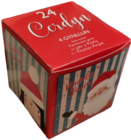 Box of Tiny 24 Nadolig Llawen Cards|Bocs 24 Nadolig Llawen
