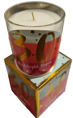 Penblwydd Hapus 30 Candle|Cannwyll Penblwydd Hapus 30