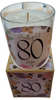 80th Birthday Candle|Cannwyll Penblwydd 80
