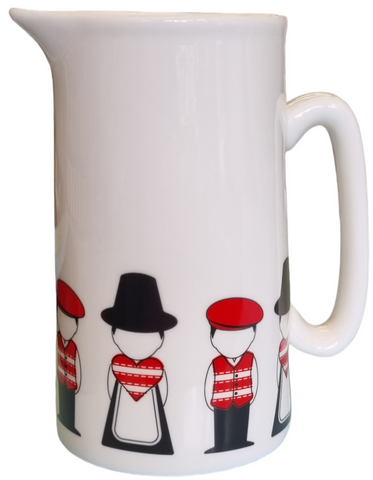 Welsh Lady Folk Couple Jug | Jwg Cwpwl Gwerinol Cymreig